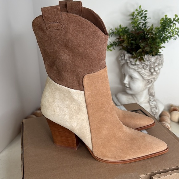 Dolce Vita Women's Ragen Boots in Multi Suede Brown Sz 7 NWOB - Picture 11 of 12